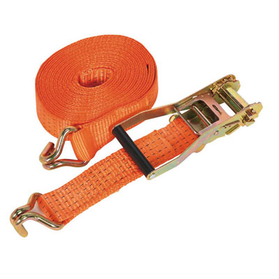 Heavy Duty Ratchet Tie Down Strap With Double J Hook