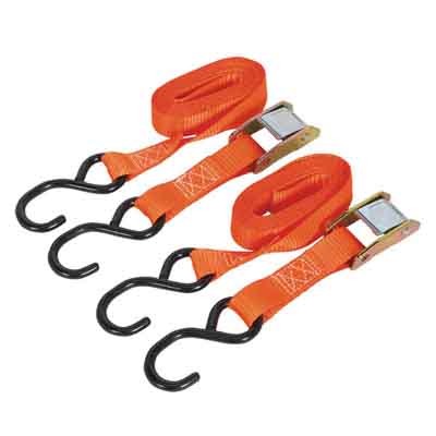 2PCS Cambuckle Tie Down Straps 25mmx5m breaking capacity 300kgs